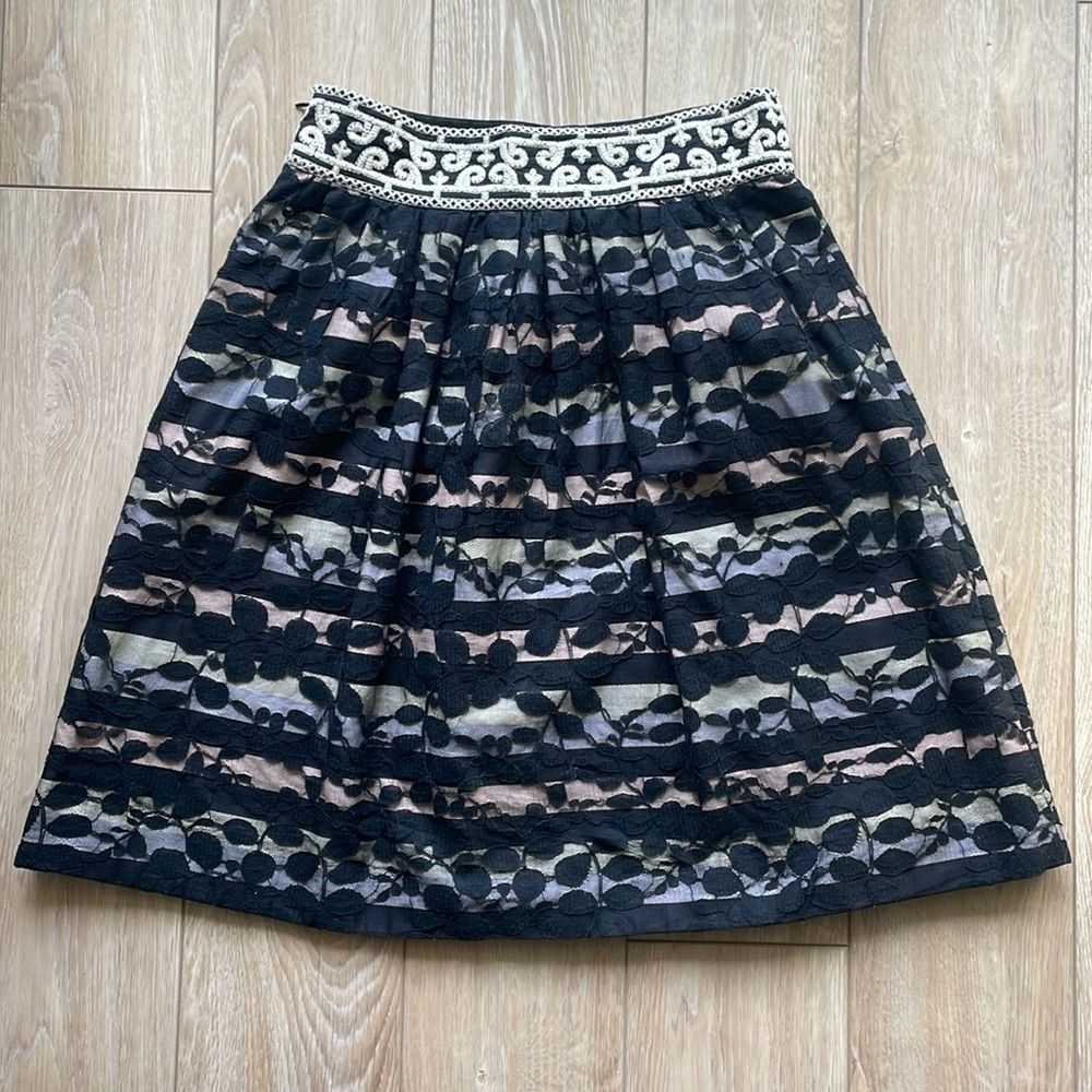 Anthropologie Floreat Charente Skirt